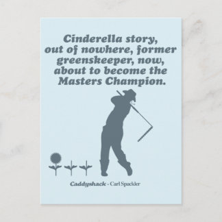 Caddyshack | Cindrella Story Postcard