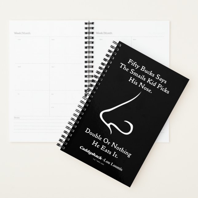 Caddyshack | Fifty Bucks Says Planner (Display)