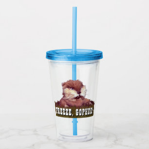 Caddyshack   Freeze, Gopher! Acrylic Tumbler