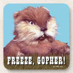 Caddyshack   Freeze, Gopher! Beverage Coaster