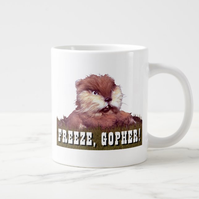 Caddyshack | Freeze, Gopher! Giant Coffee Mug (Right)