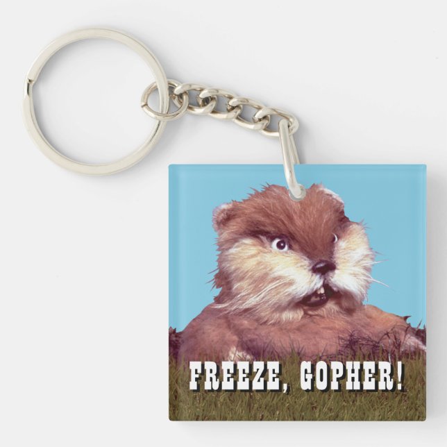 Caddyshack | Freeze, Gopher! Keychain (Front)