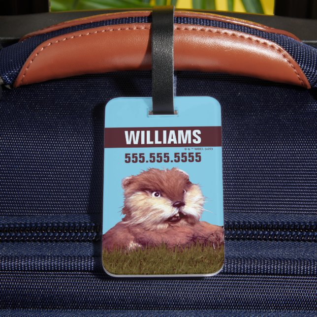 Caddyshack | Freeze, Gopher! Luggage Tag (Back Insitu 4)