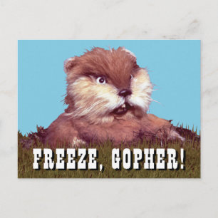 Caddyshack Freeze, Gopher! Postcard