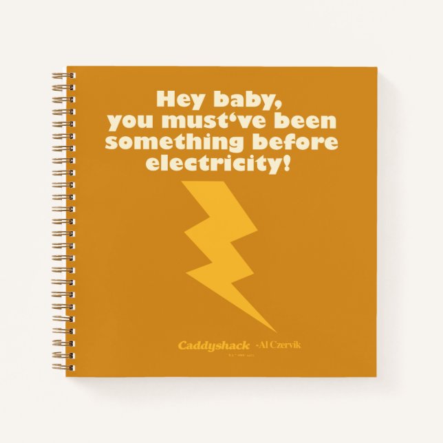 Caddyshack | Hey Baby You Must Have Been Something Notebook (Front)