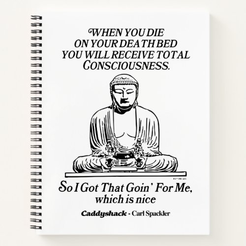 Caddyshack I Got That Going For Me Notebook