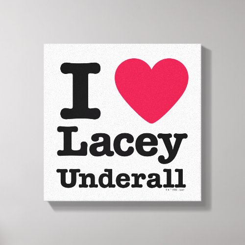 Caddyshack  I Love Lacey Underall Canvas Print