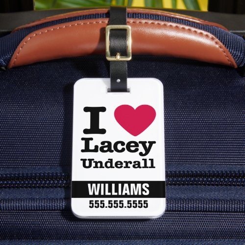 Caddyshack  I Love Lacey Underall Luggage Tag