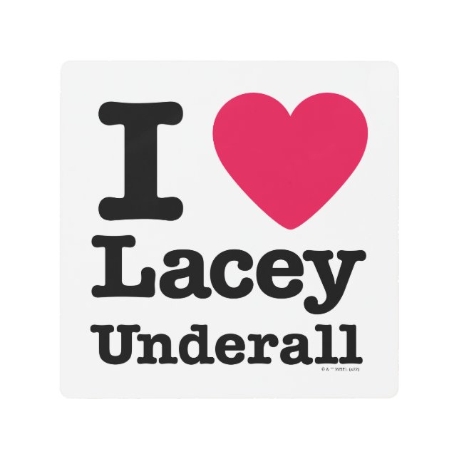 Caddyshack | I Love Lacey Underall Metal Print (Front)