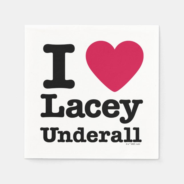 Caddyshack | I Love Lacey Underall Napkins (Front)