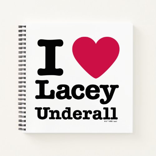 Caddyshack  I Love Lacey Underall Notebook