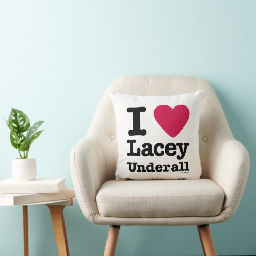 Caddyshack  I Love Lacey Underall Throw Pillow