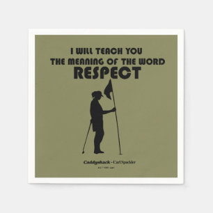 Caddyshack I Will Teach You The Meaning Of The W Napkins
