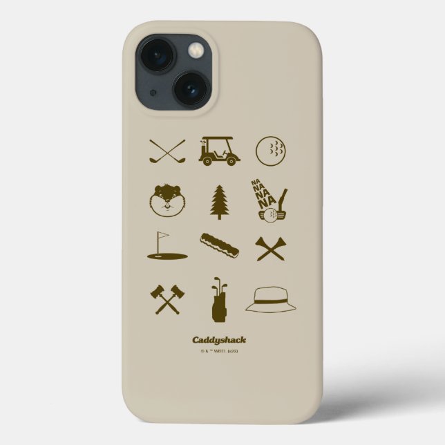 Caddyshack Icons Case-Mate iPhone Case (Back)
