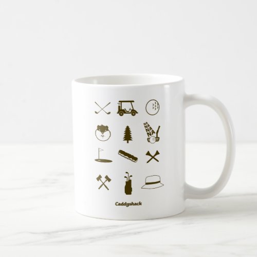 Caddyshack Icons Coffee Mug