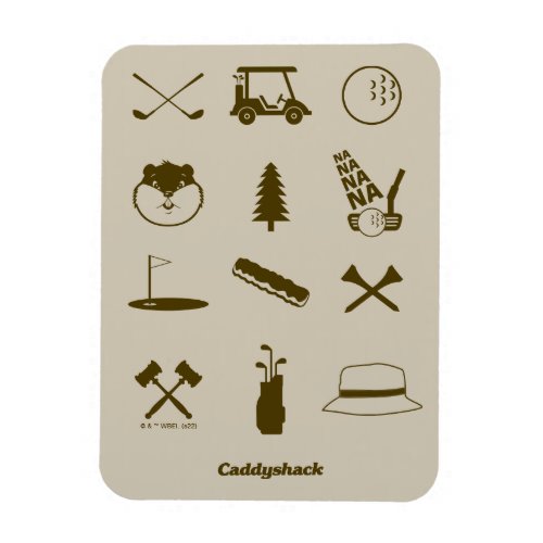 Caddyshack Icons Magnet