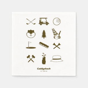 Caddyshack Icons Napkins
