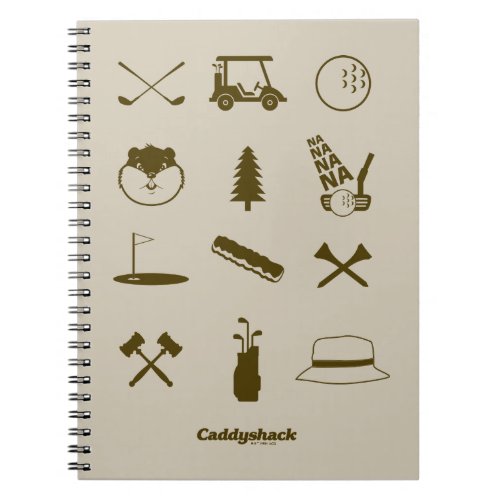 Caddyshack Icons Notebook