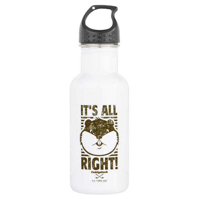 Caddyshack | It's All Right! Stainless Steel Water Bottle (Front)
