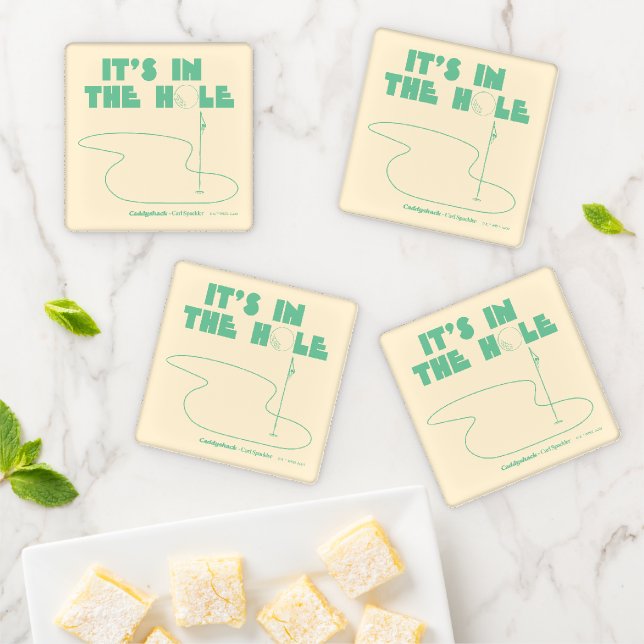Caddyshack | It's In The Hole Coaster Set (In Situ)