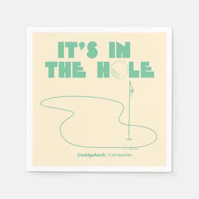 Caddyshack | It's In The Hole Napkins (Front)