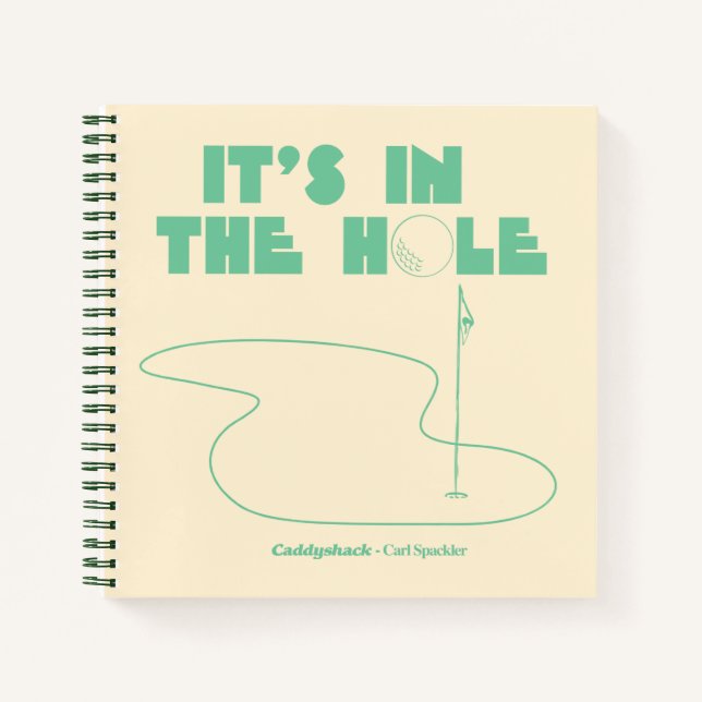Caddyshack | It's In The Hole Notebook (Front)
