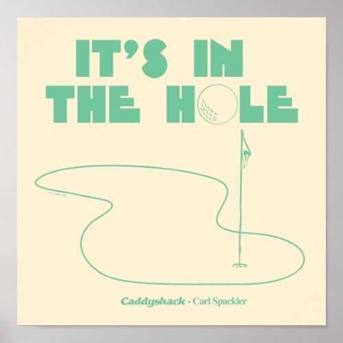 Caddyshack  Its In The Hole Poster