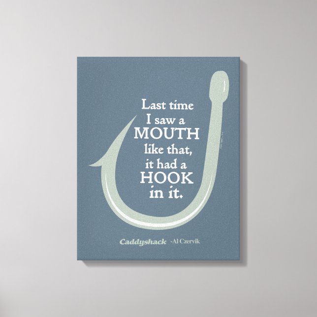 Caddyshack | Last Time I Saw A Mouth Like That Canvas Print (Front)