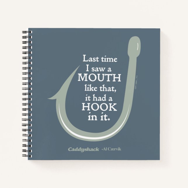 Caddyshack | Last Time I Saw A Mouth Like That Notebook (Front)