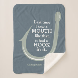 Caddyshack   Last Time I Saw A Mouth Like That Sherpa Blanket