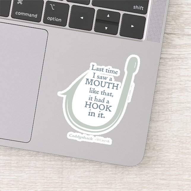 Caddyshack | Last Time I Saw A Mouth Like That Sticker (Detail)