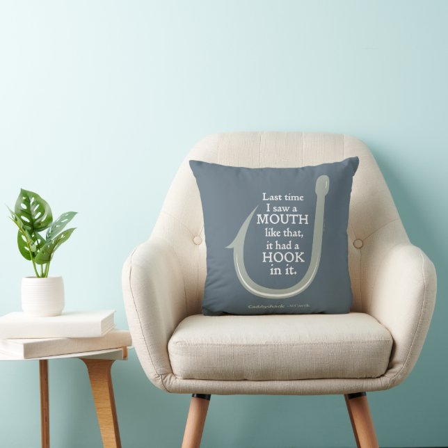 Caddyshack | Last Time I Saw A Mouth Like That Throw Pillow (Chair)