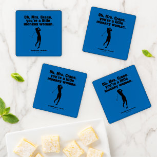 Caddyshack   Oh Mrs. Crane Coaster Set