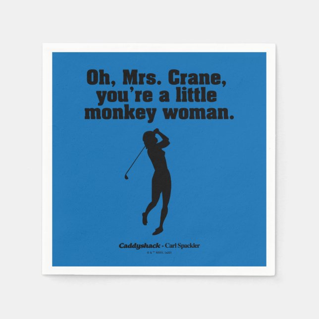 Caddyshack | Oh Mrs. Crane Napkins (Front)