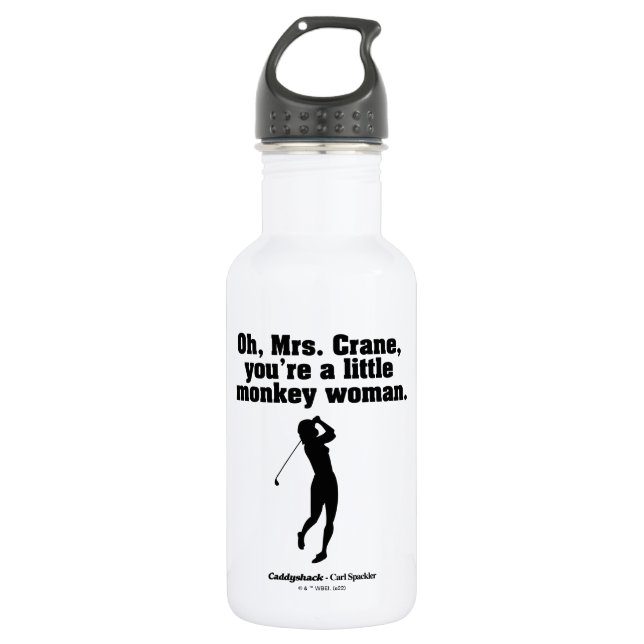 Caddyshack | Oh Mrs. Crane Stainless Steel Water Bottle (Front)