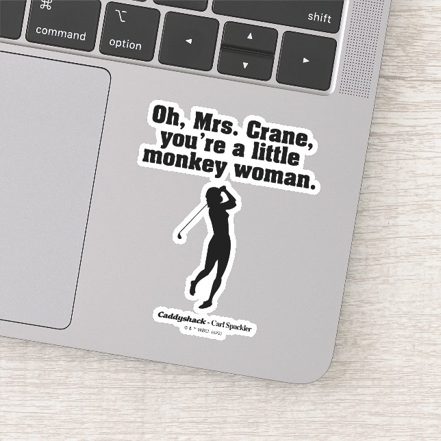 Caddyshack | Oh Mrs. Crane Sticker (Detail)
