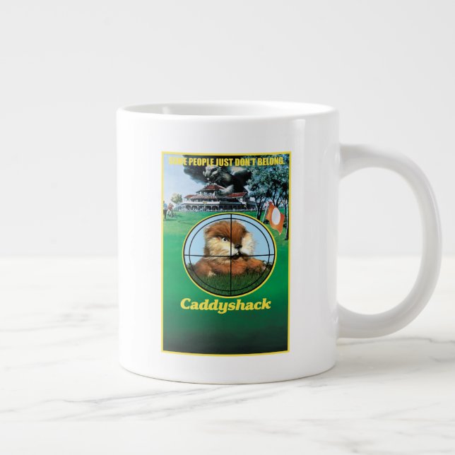 Caddyshack Poster Giant Coffee Mug (Right)