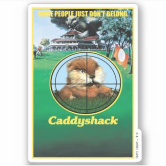 Caddyshack Poster Sticker | Zazzle