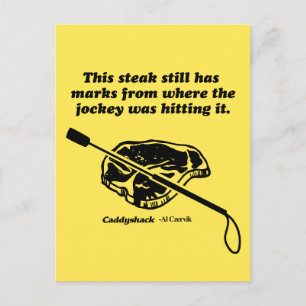 Caddyshack This Steak Still Has Marks Postcard
