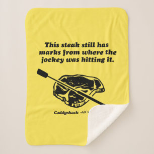 Caddyshack   This Steak Still Has Marks Sherpa Blanket