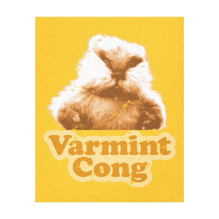 Caddyshack Varmint Cong Canvas Print