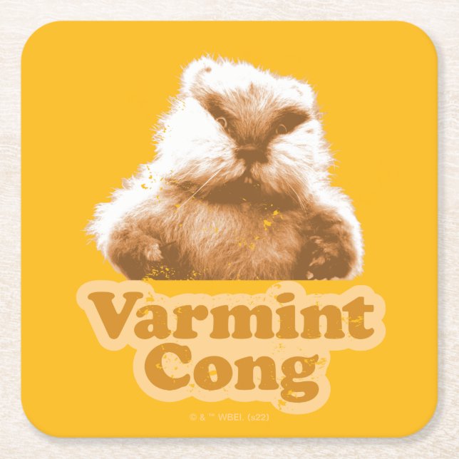 Caddyshack | Varmint Cong Square Paper Coaster (Front)