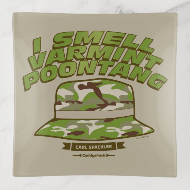 Caddyshack | Varmint Poontang Trinket Tray (Front)