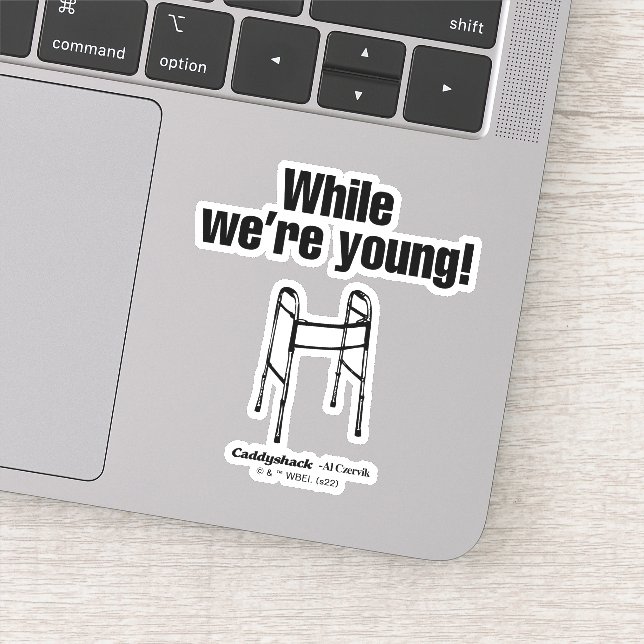Caddyshack | While We're Young! Sticker (Detail)