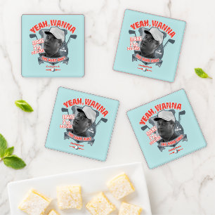 Caddyshack   Yeah, Wanna Make $14 The Hard Way? Coaster Set