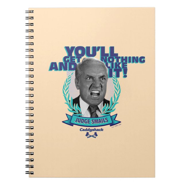 Caddyshack | You'll Get Nothing and Like It Notebook (Front)