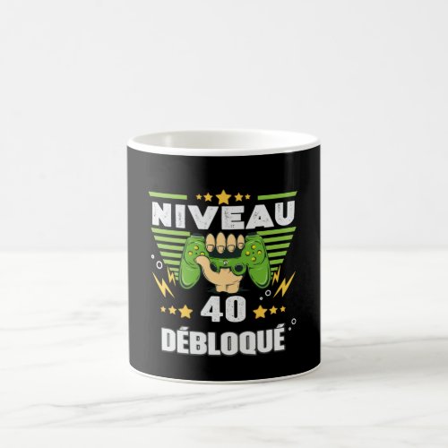 Cadeau 40 ans Anniversaire Gamer Niveau 40 Coffee Mug