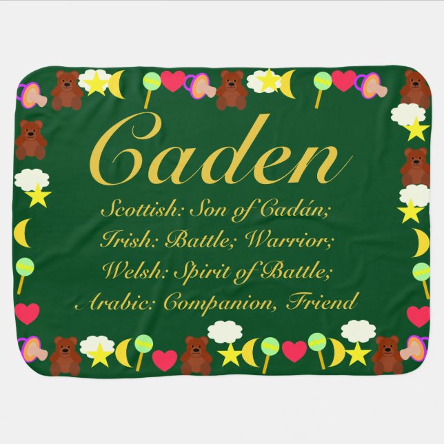 Caden Baby Blanket Template (Horizontal)
