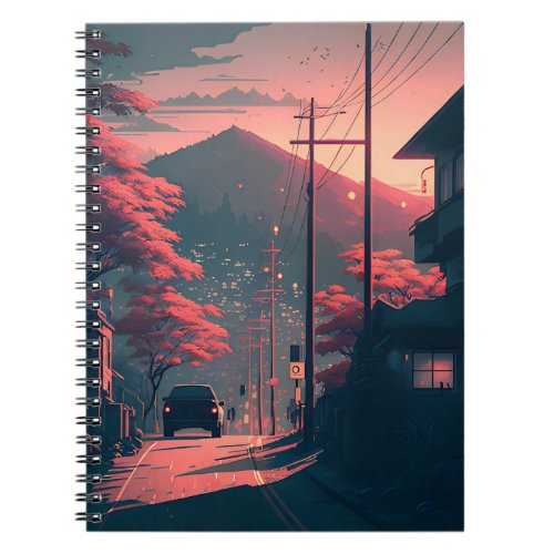 Caderno capa esthetic Lo_fi Notebook