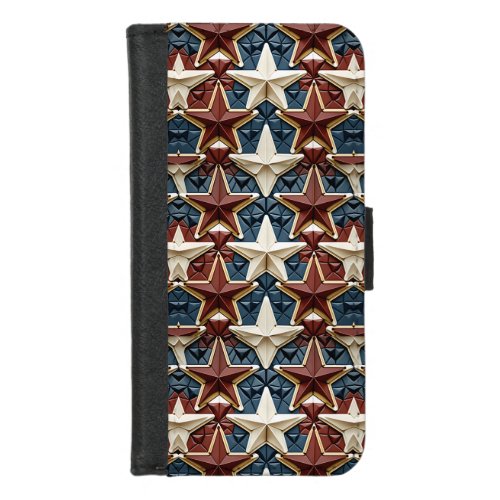 Caderno Espiral Caneca De Caf Grid de estrelas in iPhone 87 Wallet Case